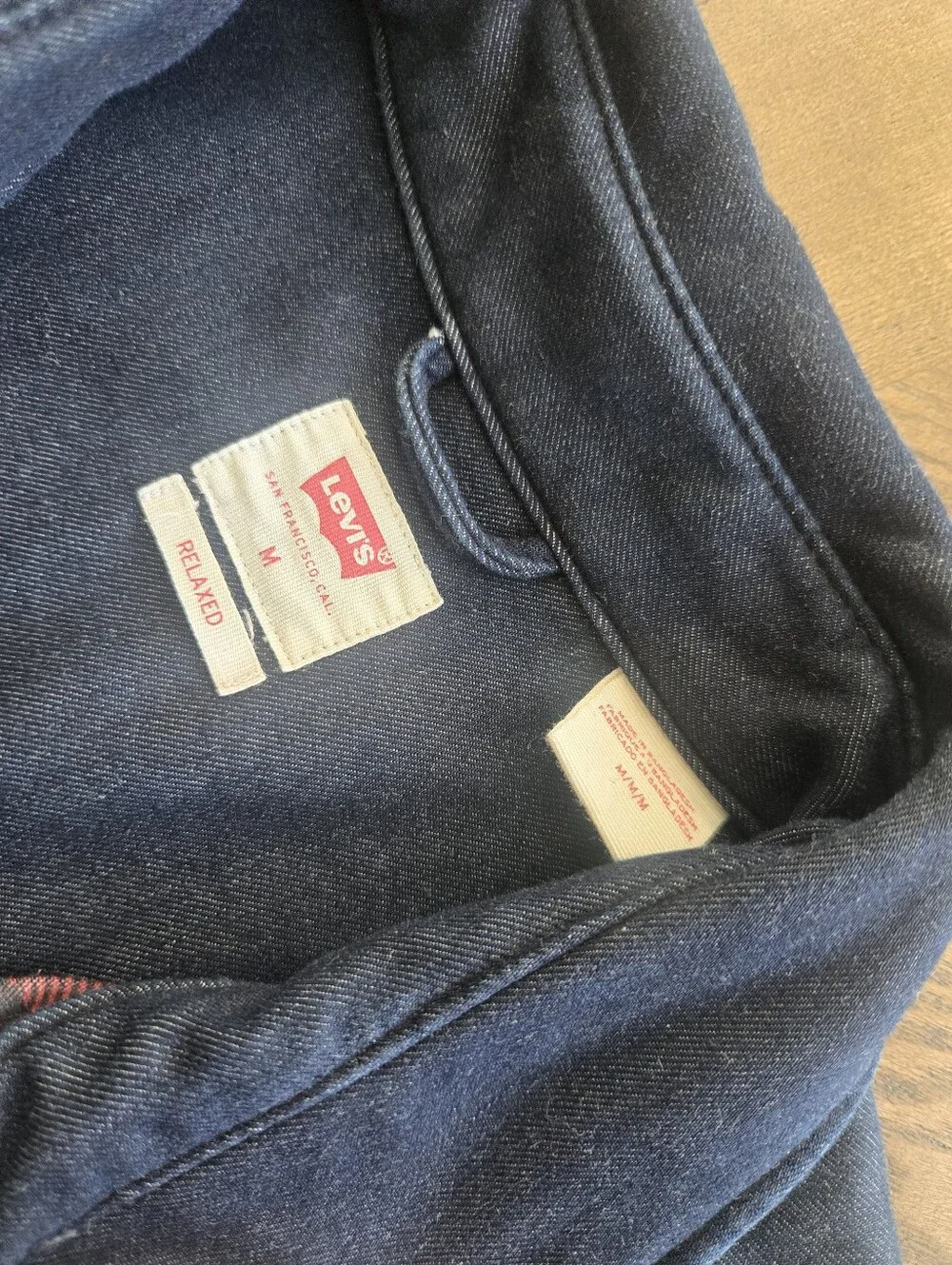 Levi's Barstow Western Standard Long Sleeve Snap Button Shirt sz MEDIUM